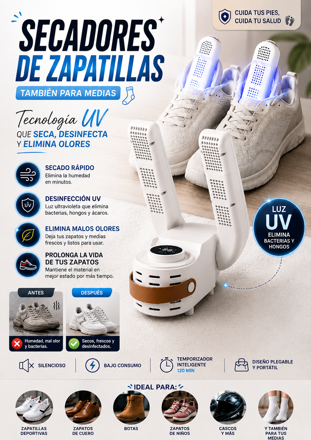 Secador de Zapatillas